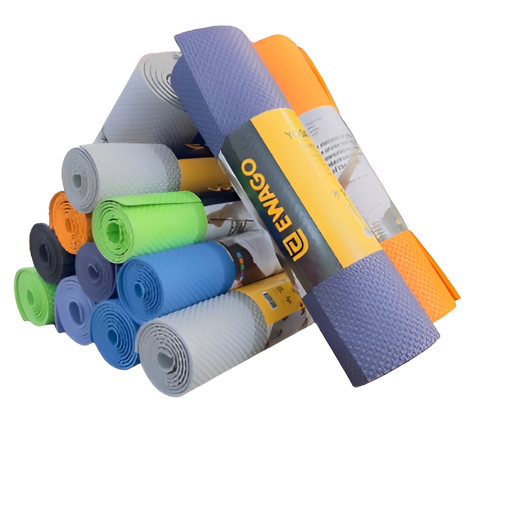 10mm Yoga Mats Extra Thick Non Slip Exercise & Fitness Mat for All Types of Yoga, Pilates & Floor Workouts, (72" x 24"W x 6mm Thick)