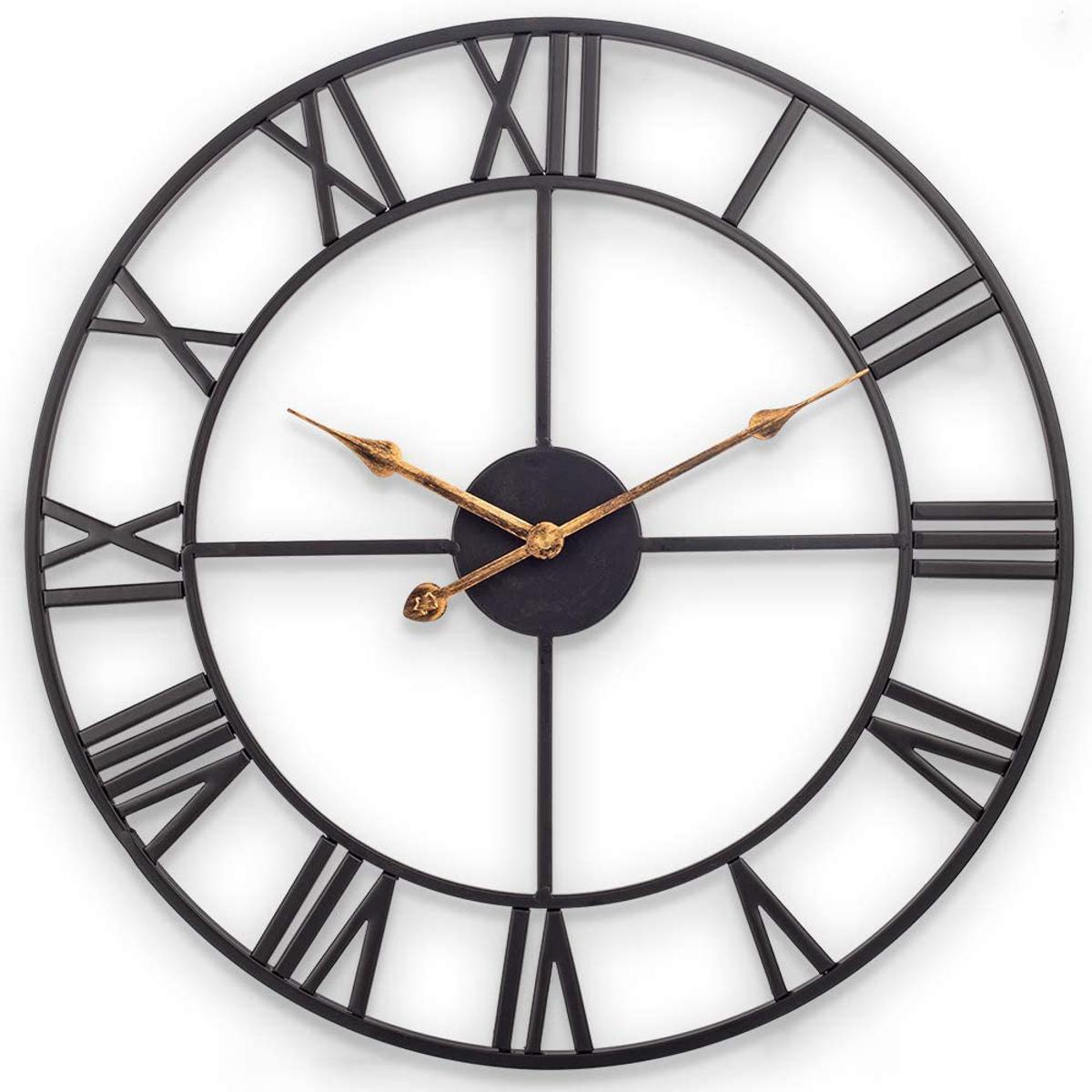 New Decent Roman Wooden Wall Clock HOME DECORE  roman counting for schools offices home