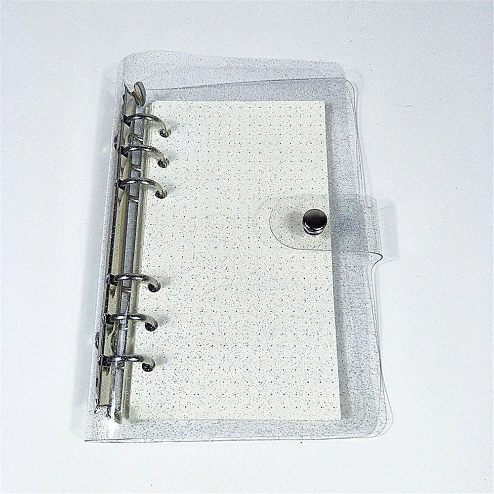 Soft PVC Office Supplies Planner Cover Journals Cover 6 Rings Binder A5