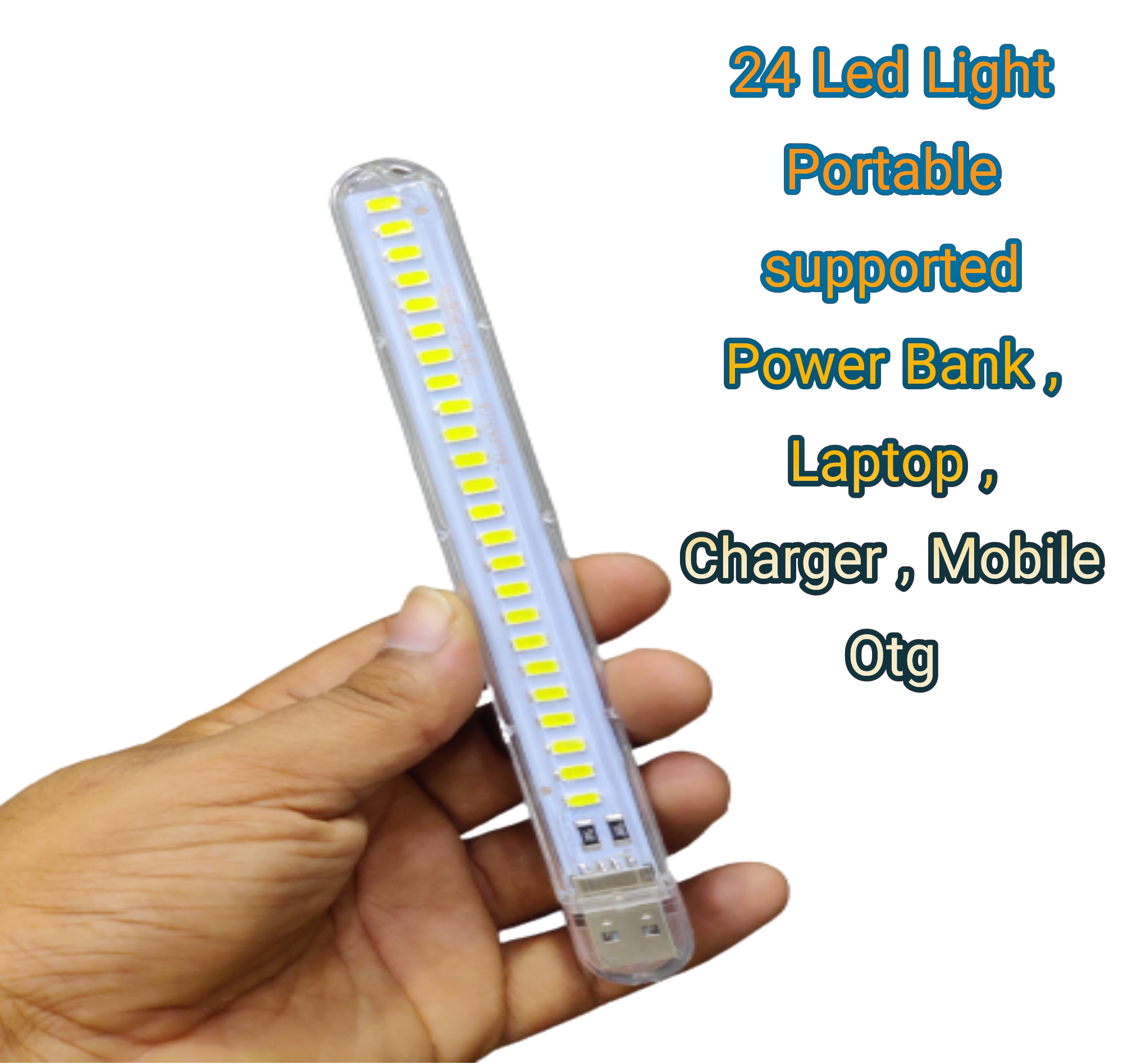 Usb Led Light Dual Portable for PC Laptops Notebook Mobile Power Bank Charger