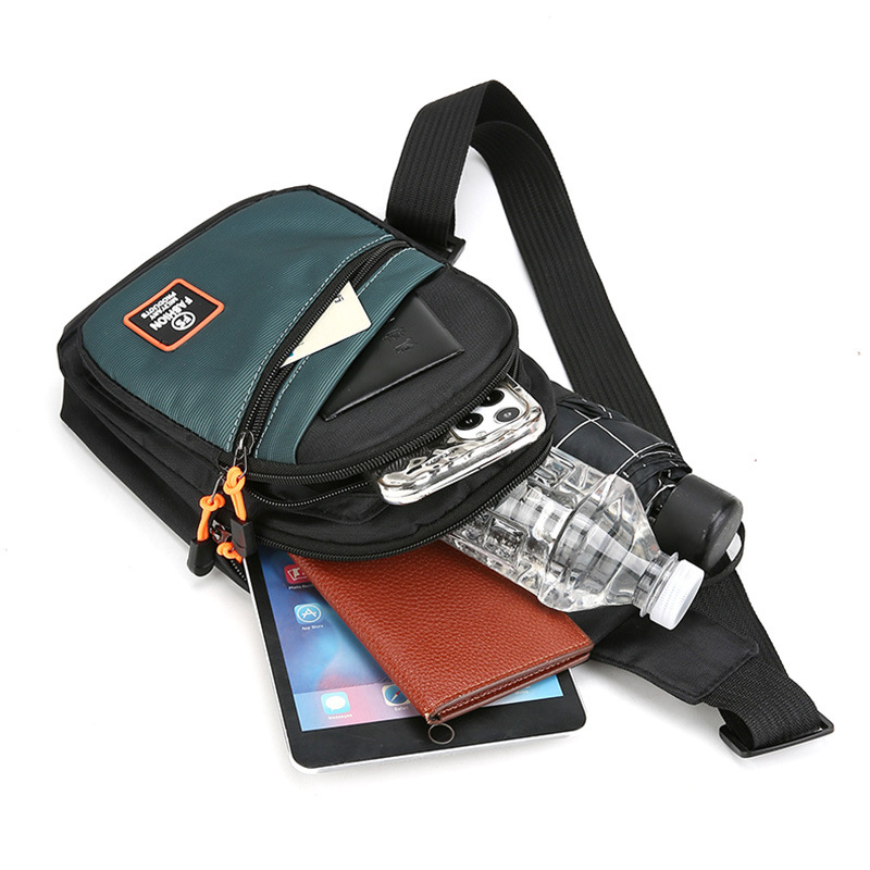 Premious Mall Nylon Chest Bag For Men Multifunctional Casual Fashion Trend Shoulder Bag For Outdoor Sports Versatile Crossbody BagStylish New Design Sling bag Shoulder male bag messenger and travel bag for men