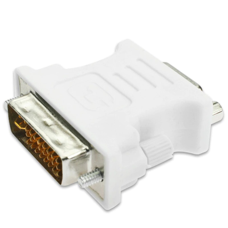 DVI to VGA 24+5 Connector – High-Quality Adapter Converter Male to Female for PC, Laptop, Monitor, Projector, Graphics Card & Other Devices, Durable Gold-Plated Design for Stable Signal Transfer, Compact & Easy to Use