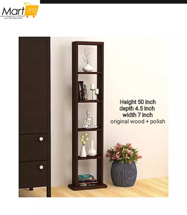 Bokken Rack Wall Mount Book Shelf stand Rack Lasani wood | Daraz.pk