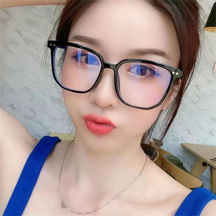 The Jewels Gallery New Transparent Anti Glare UV Eye Glasses for Men and Women White Frame Glasses for Girls and Boys