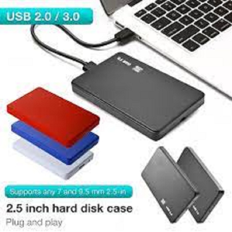 High Speed HDD Case 2.5" SATA to USB 2.0/3.0 Adapter Hard Drive Enclosure For SSD Disk Case HDD Box USB 2.0 HD External HDD Enclosure