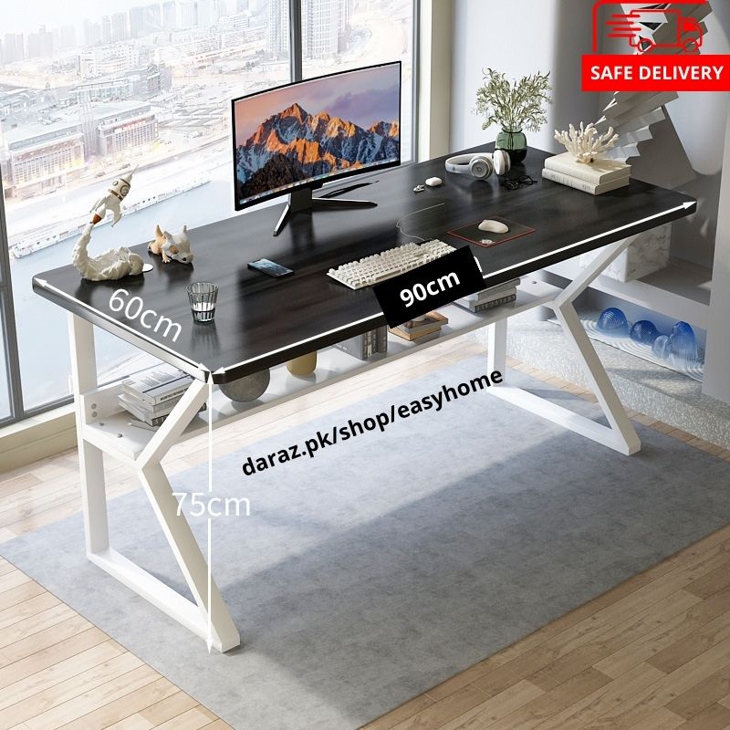 36/48Inch Length Wood Computer Desk PC Laptop Study Table Workstation Home Office Furniture