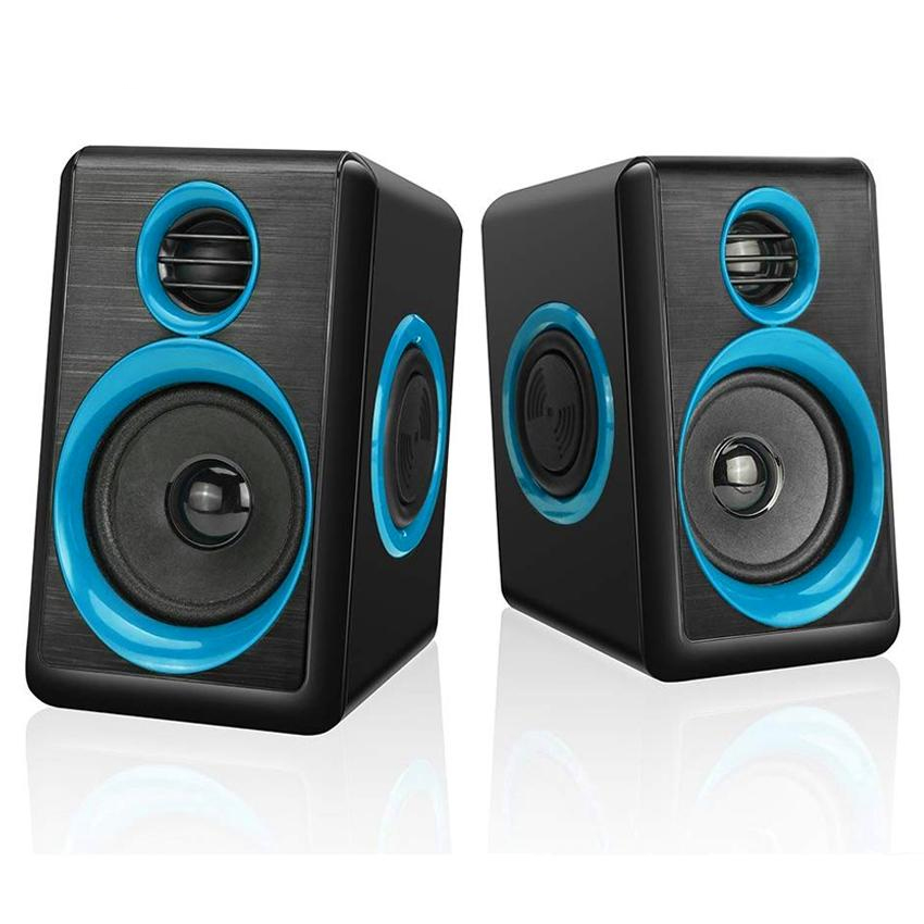 USB 2.0 Powered Multimedia FT-165 Speaker Volume Control Shouting Sound Solid Bass Desktop Table Speakers