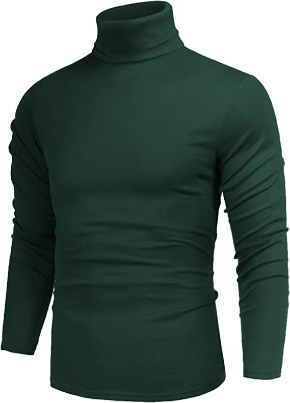 Export Quality Slim Fit Lightweight Long Sleeve High Neck for Men Winter - Turtle Neck Mens High Neck
