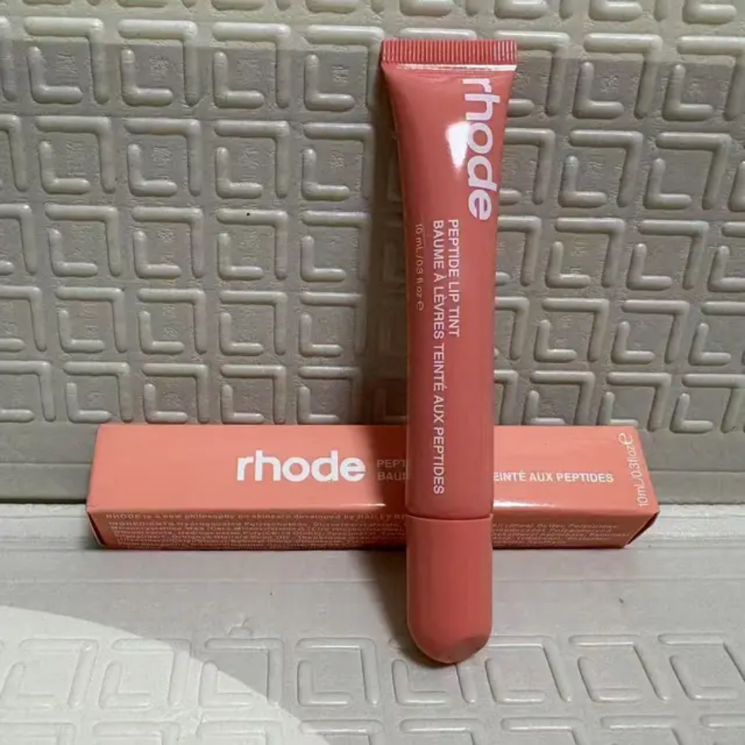Rhode LipTint Peptide Finest Dupe | Long Lasting Non-Stick Lip Plumper Shea Butter Lip Gloss | Velvet Mirror Finish Orignal Lip Tint Set | Moisturizing Hydrating Lipstick,Lip Oil,Lip Balm | Tint For Lips & Cheeks All-in-One Lip Care Makeup ( 8 Shades )