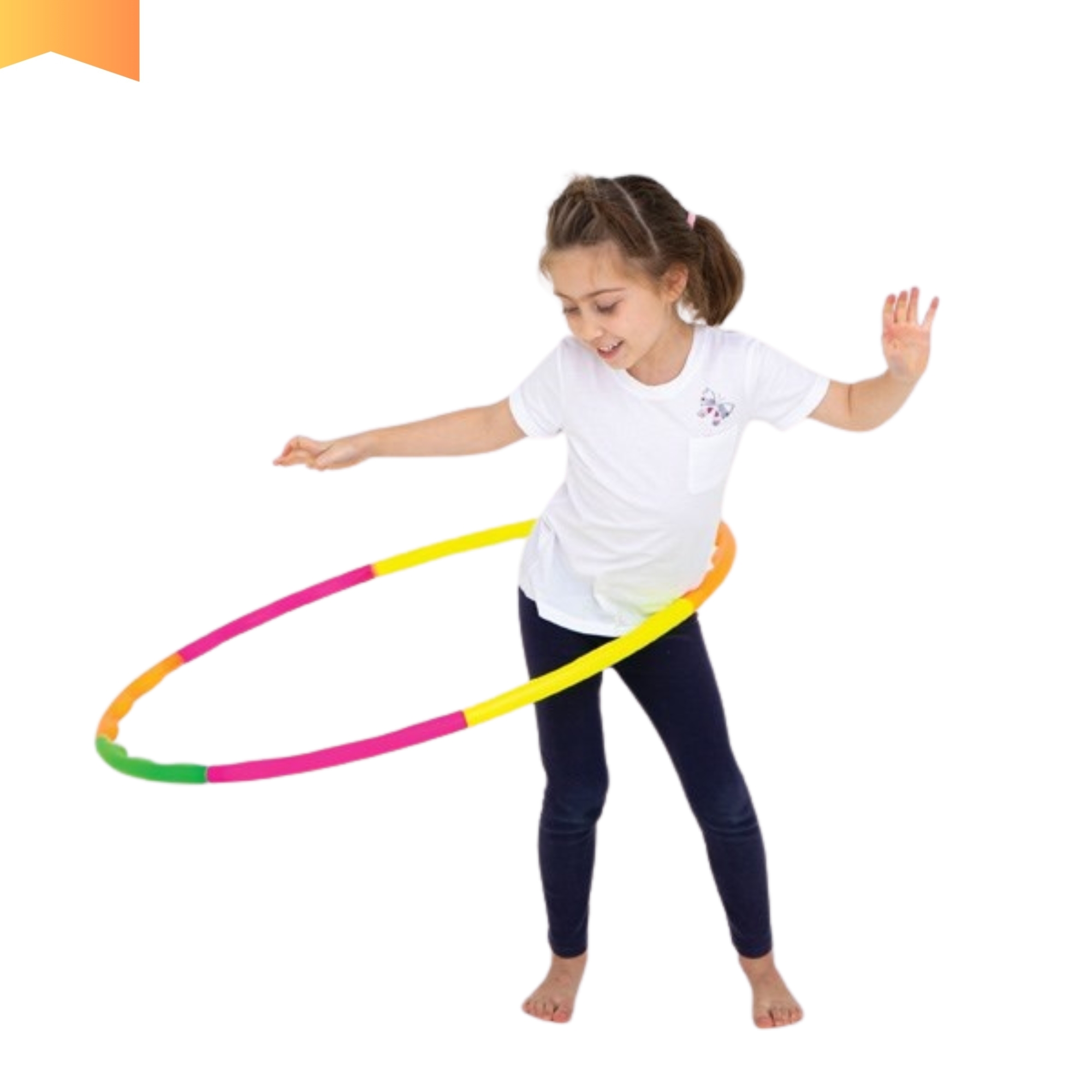 HULA HOOP RING FOR KIDS GIRLS BOYS FITNESS EXERCISE PLAYING ADJUSTABLE TWISTER RINGS