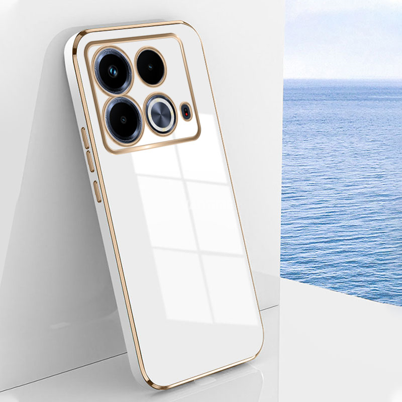 Vantime for Infinix Note 40 4G Soft Case Lens Protector 6D Glossy Slim