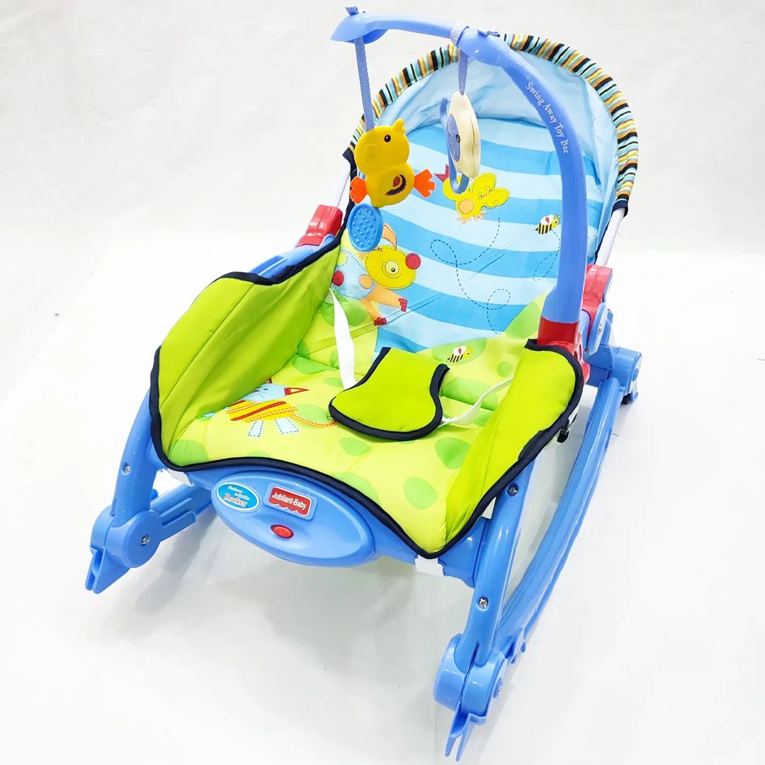 Jubilant Baby Portable Rocker ubilant Baby 3-in-1 Portable Rocker & Bouncer with Music, Hanging Toys ...