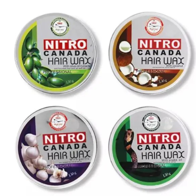 Gadget & Glam House : Nitro Canada Hair Wax 150 Grams | Professional Hair Styling Gel Wax for Women & Men | Strong Hold and Long-Lasting Shine for All Hair Types