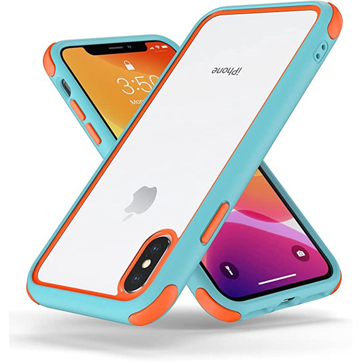 Iphone X XS Max Cover Shockproof Soft Edge Silicone Back Shell