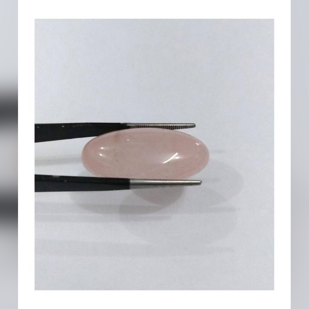 Rose Quartz Stone - Love Stone Gemstone - Weight: 23ct - Free Lab Certificate