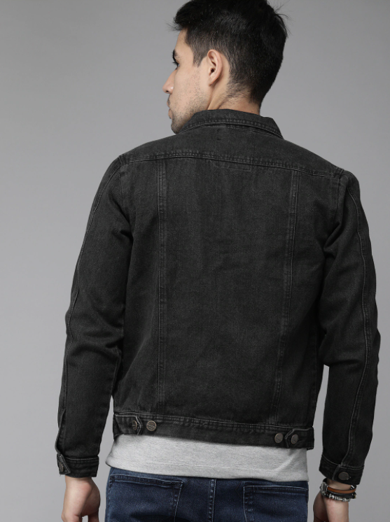 Mens Clothing Denim Jacket Stretchable
