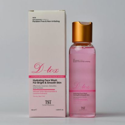 D Tox Hydra Brightening Face Wash | Facial Cleansing Care | 100ml