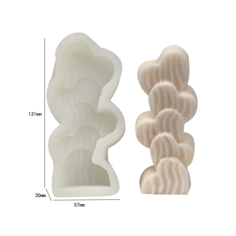 Sunflower Candle Mold Fourleaf Clover Cake Mold Scented Candle Plaster