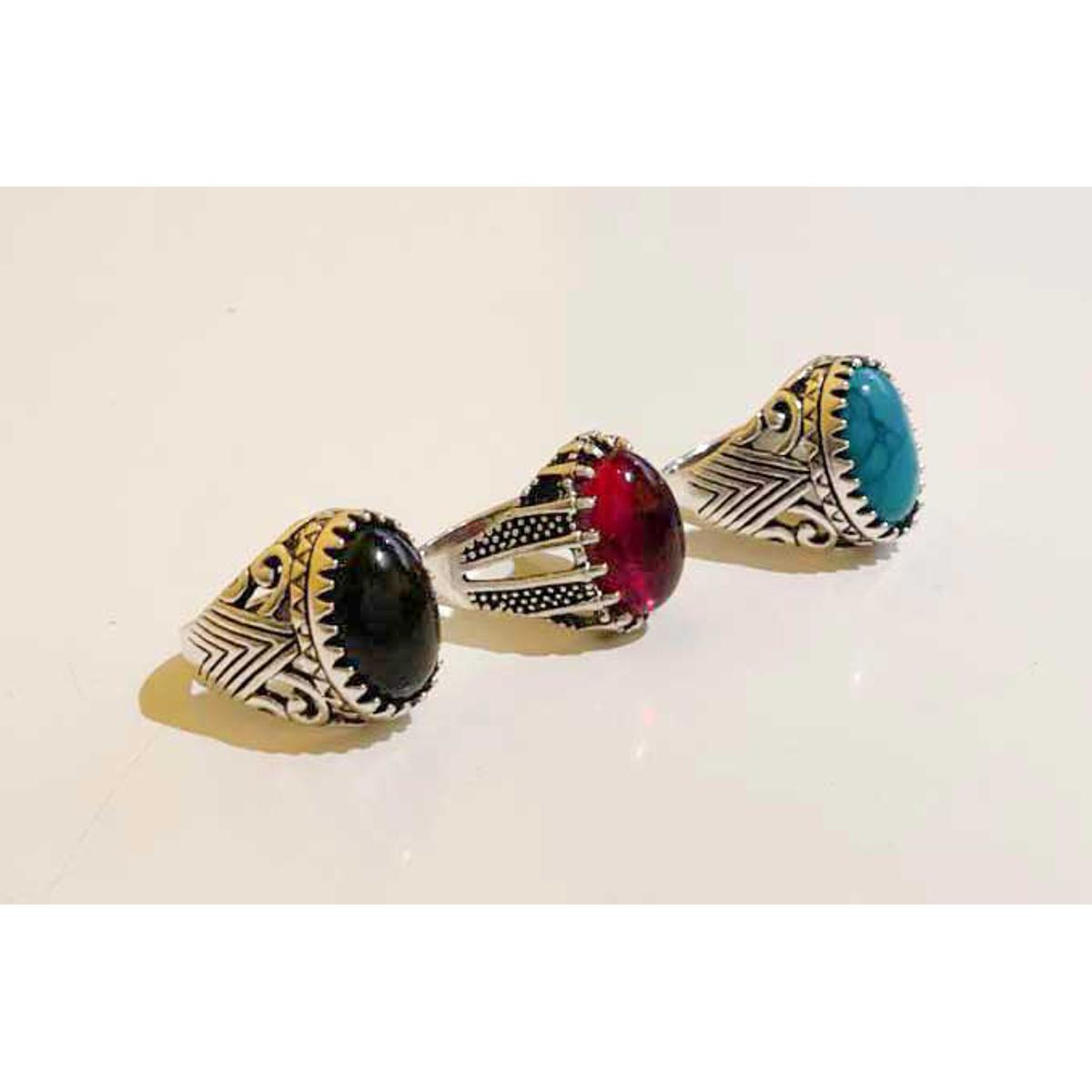 Premium Pack Of 3 Turkish Style Silver Stainless Steel Rings For Men And Boys Fashion Stylish New Design Rings For Men
