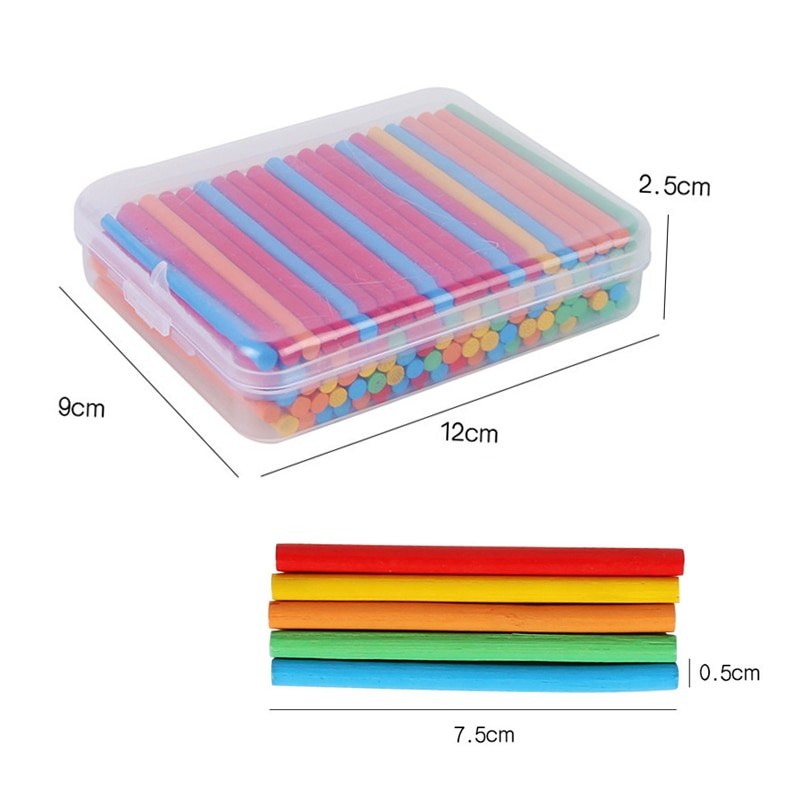Wood Educational Number Math Calculate Game Toy Mathematics Puzzle Toys Kid Early Learning Counting Sticks Material Children