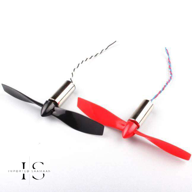720 Brushed Motor Set 1pcs 7x20mm Coreless Motor with 55mm Propellers