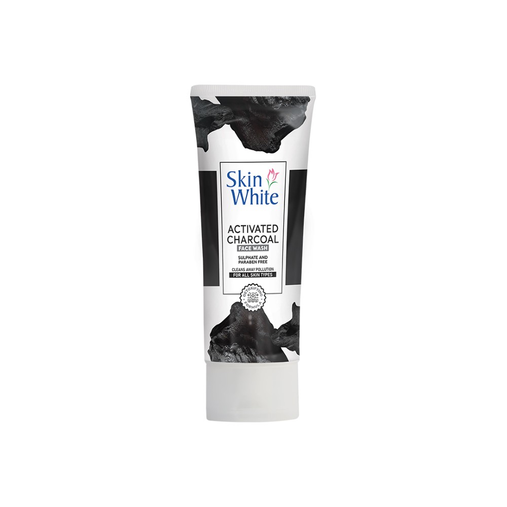 Skin white Active Charcoal Face Wash