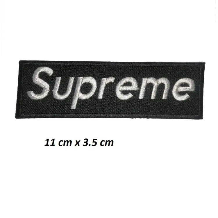 Supreme box shop logo patch