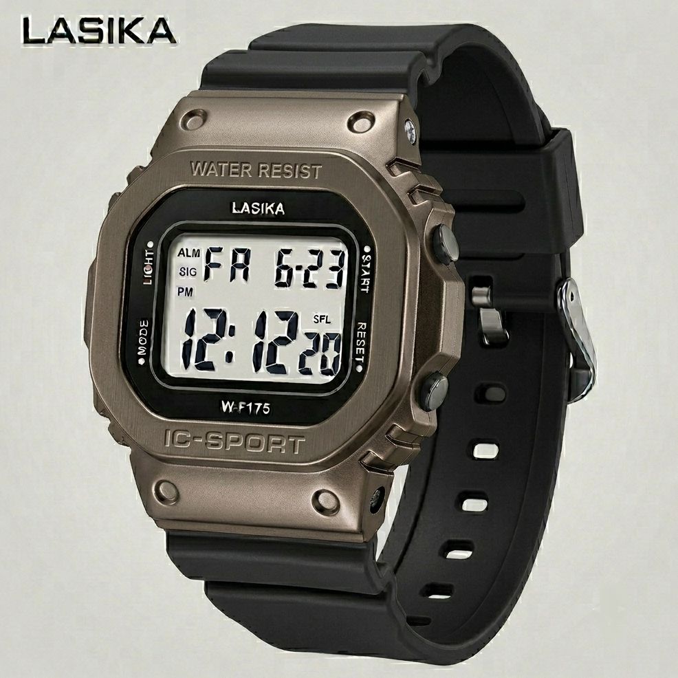 Military Men's Digital Sports Watch For Men Boys Waterproof with LED Back light Digital Watch for Men