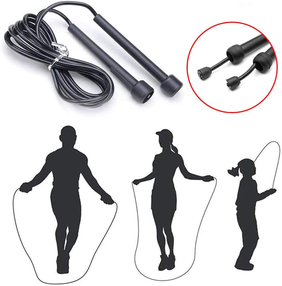 💗 Pink Power Fitness Jumping Rope for Adults – Adjustable Skipping Rope for Weight Loss, Cardio & Endurance Training | Lightweight, Durable & Anti-Slip Handle Exercise Rope for Home & Gym Workouts