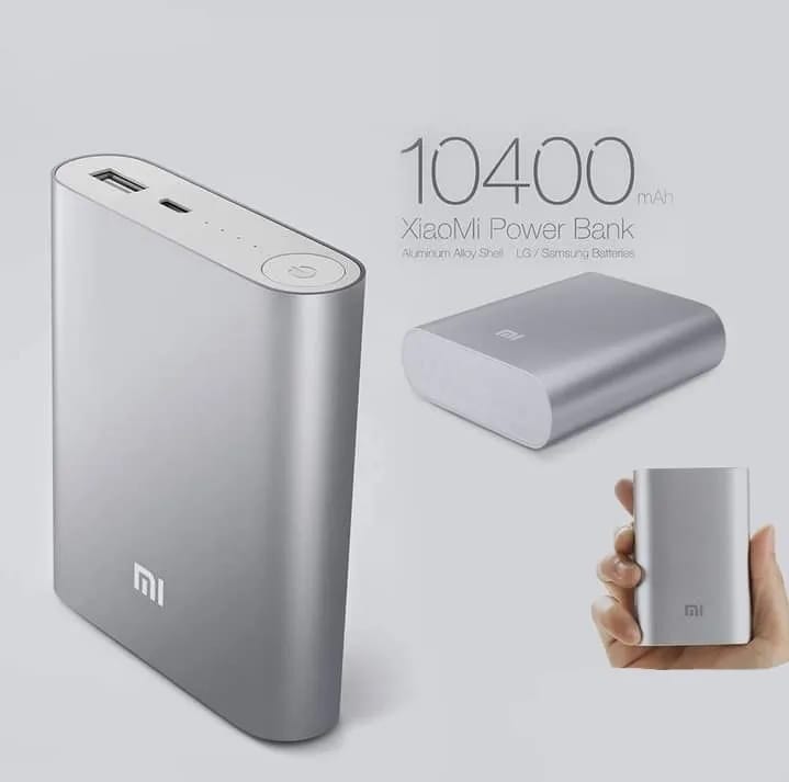 Xiaomi Mi Redmi Power Bank 10400mAh – Fast Charging Portable Charger – Xiaomi Redmi 10400mAh Powerbank – Compact Design – USB & Micro USB – For All Devices