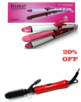 hair straightener and curler in one