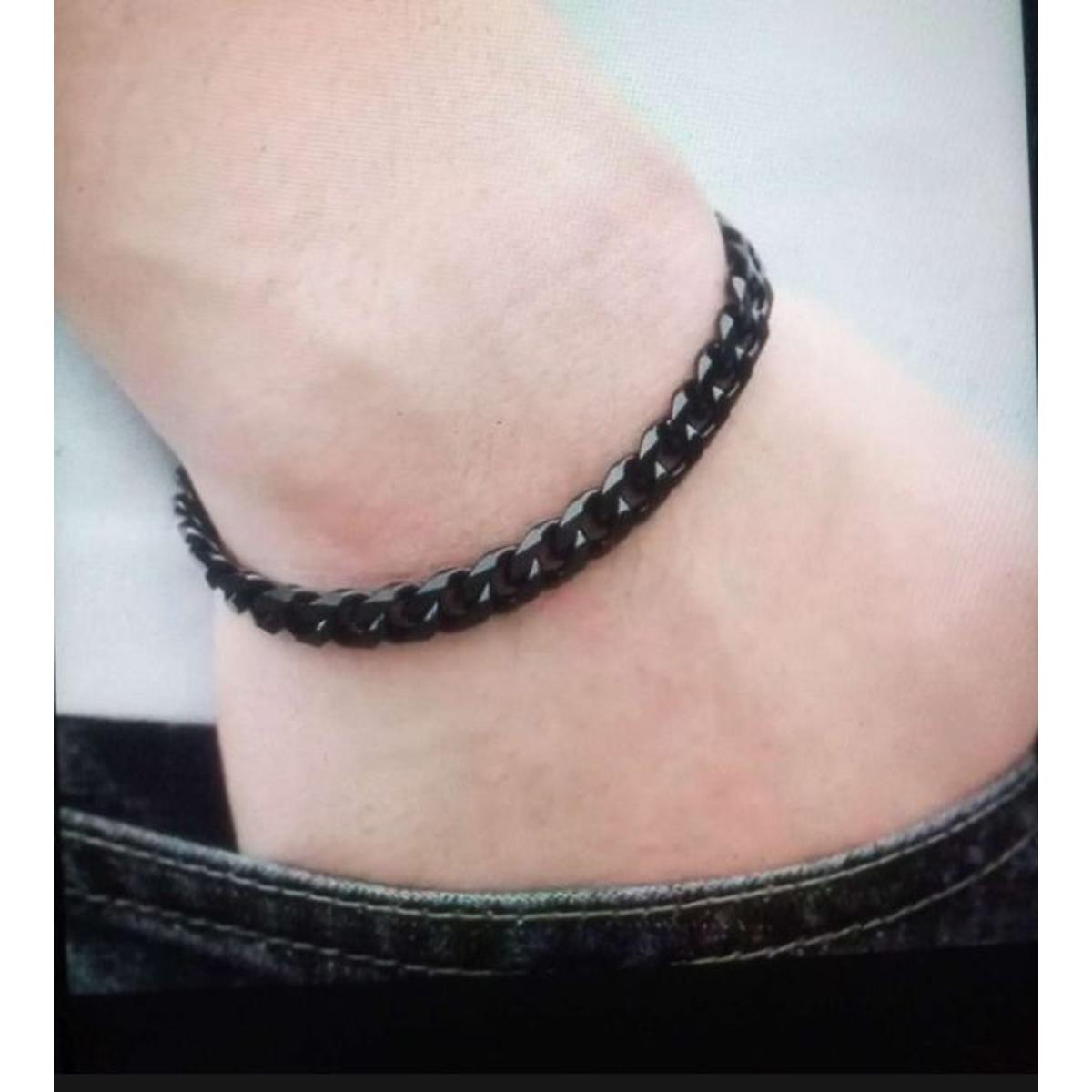 Silver Color Chain Bracelet for Boys - Alloy Tone Hand Band