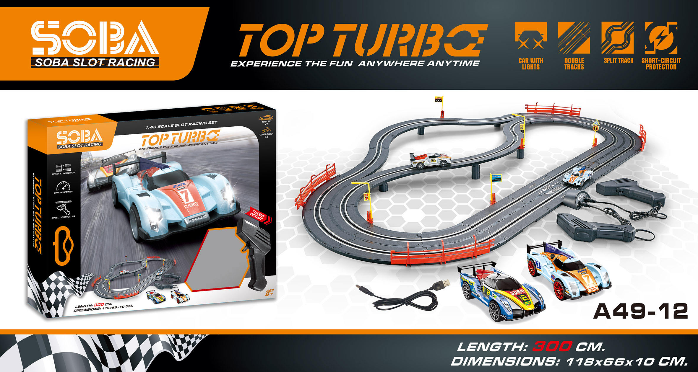 Slot Racing Car New Creative Children's Education Electric Slot Racing Car Sets