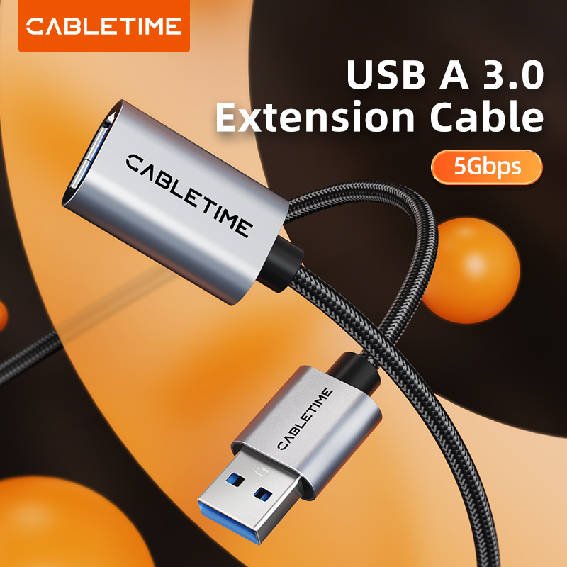 CABLETIME USB 3.0 A Male to Female Extension Cable