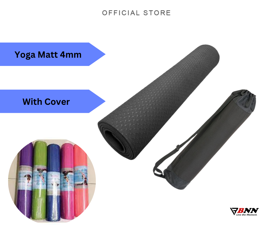 Top Quality Yoga Mats 4 MM For Men And Women Exercise Home Gym Fitness Workout