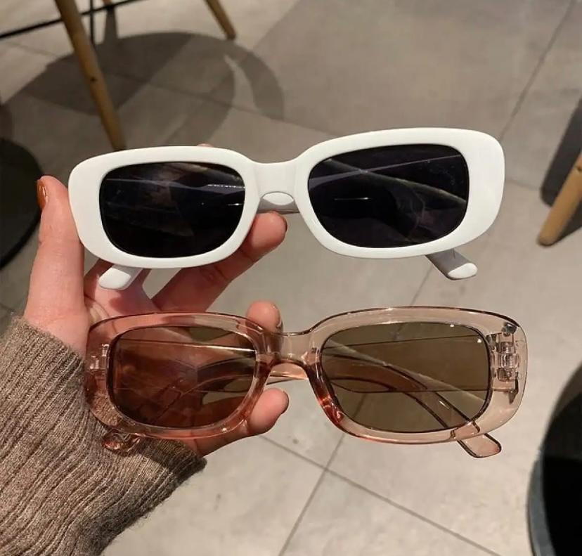 Latest New Design Black lens White Frame Sunglasses for Men & Women