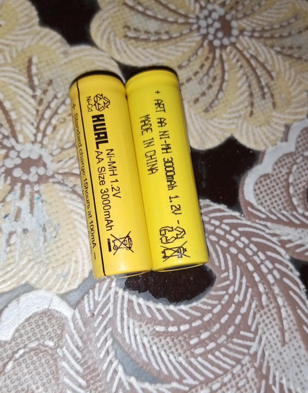 Rechargeable Charging Cell Battery AA Size 3000 mAh NiMH 1.2V 100mA