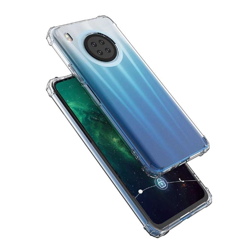 For HUAWEI Y9a AIRBAG Soft Shockproof Transparent Clear View Back Cover