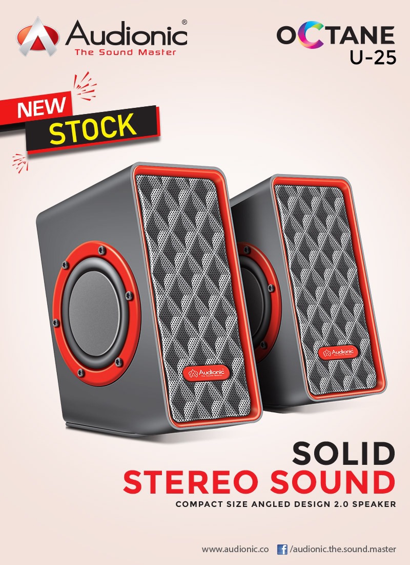 Octane U-25 solid stereo sound 2.0 Speaker, Best price in Pakistan ...