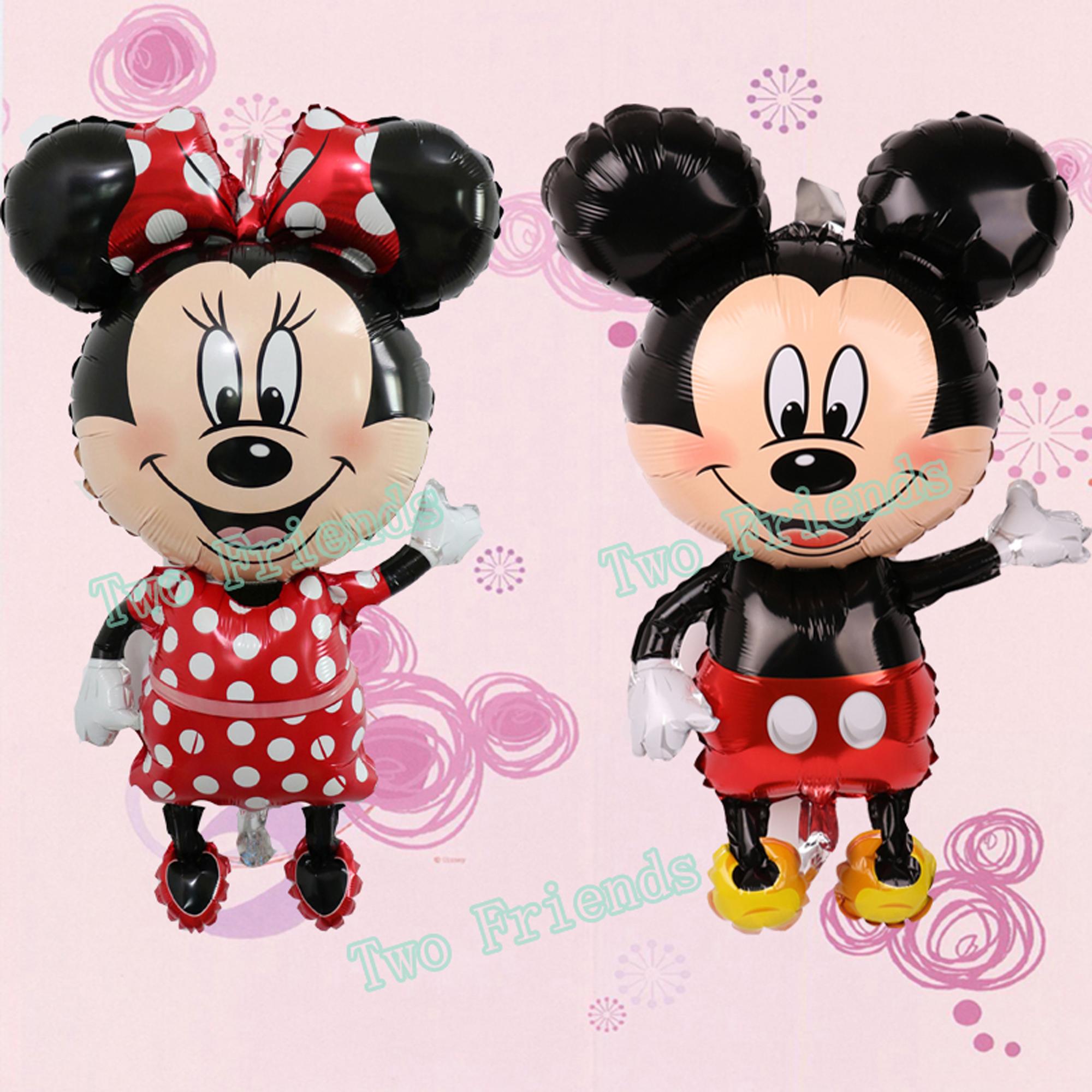 112cm Giant Mickey Minnie Mouse Foil Balloon Cartoon Birthday