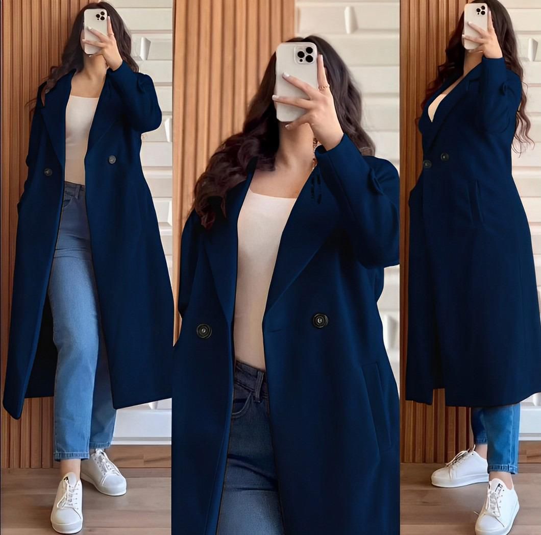 Premium Lapel Winter Long Coats for Women