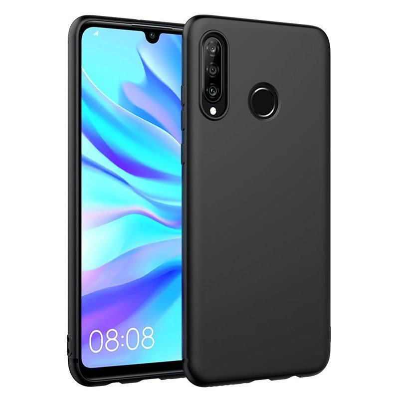 Huawei P30 Lite Matte Black Soft Silicon Back Cover