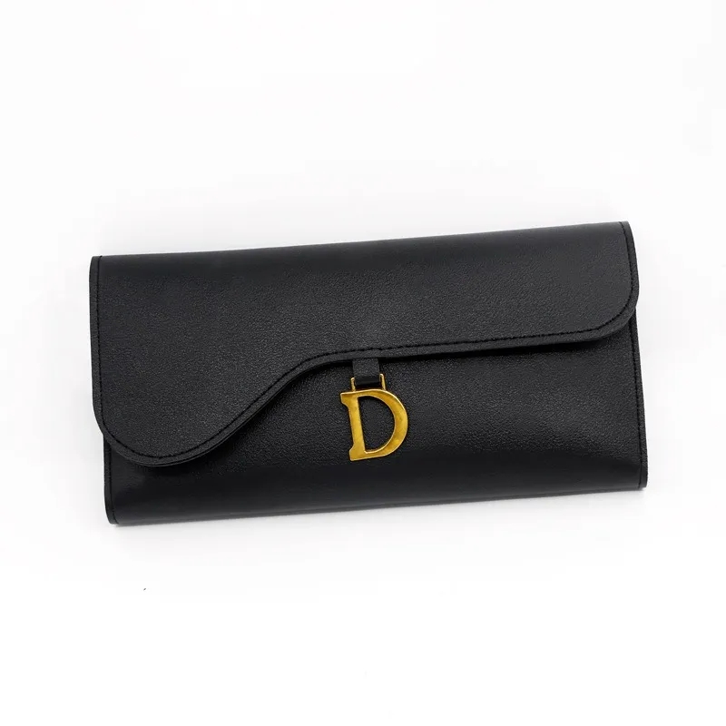 New Fashion Women's Long  D shape Wallet For Girls