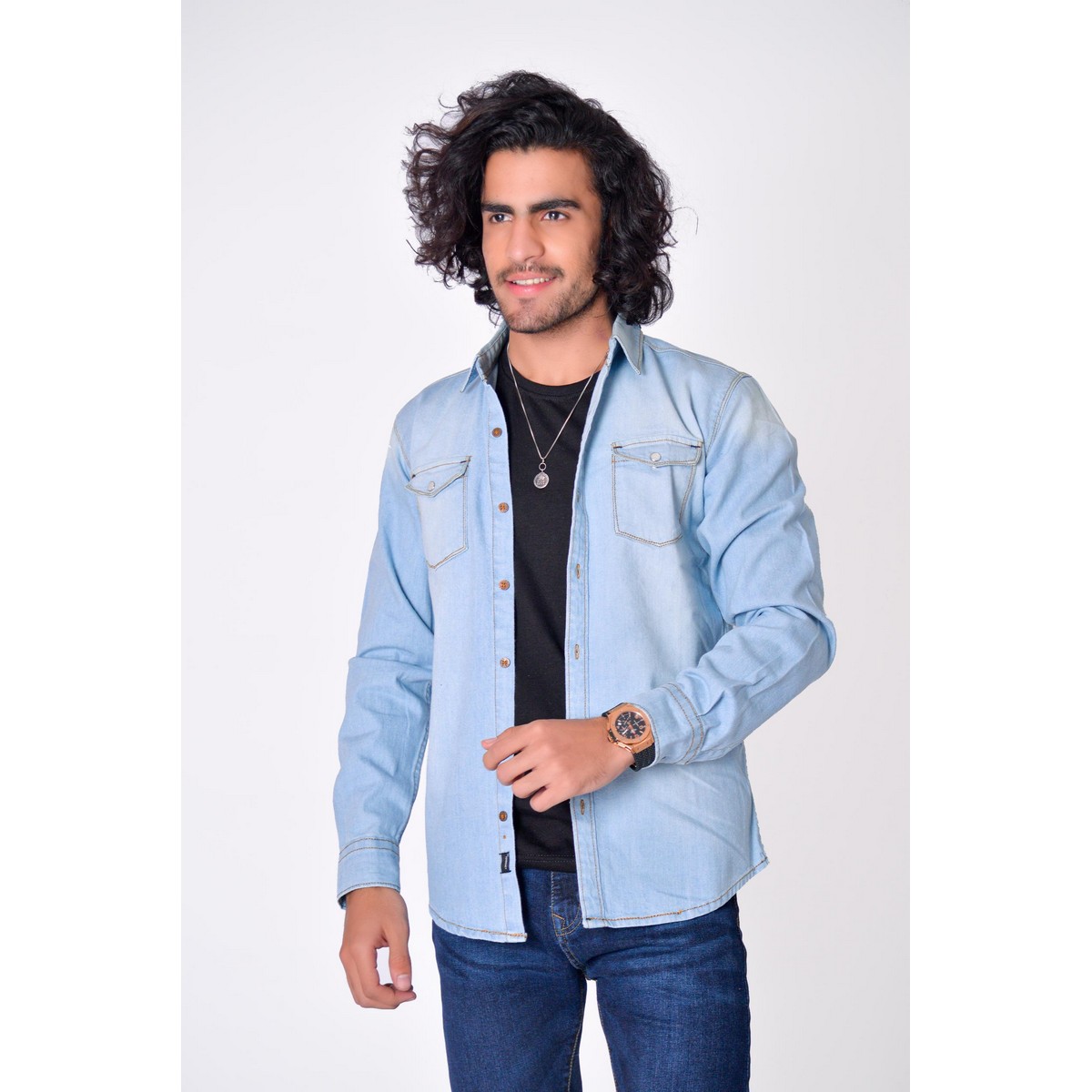 Buy Mens Denim Jeans Shirts in Pakistan 
