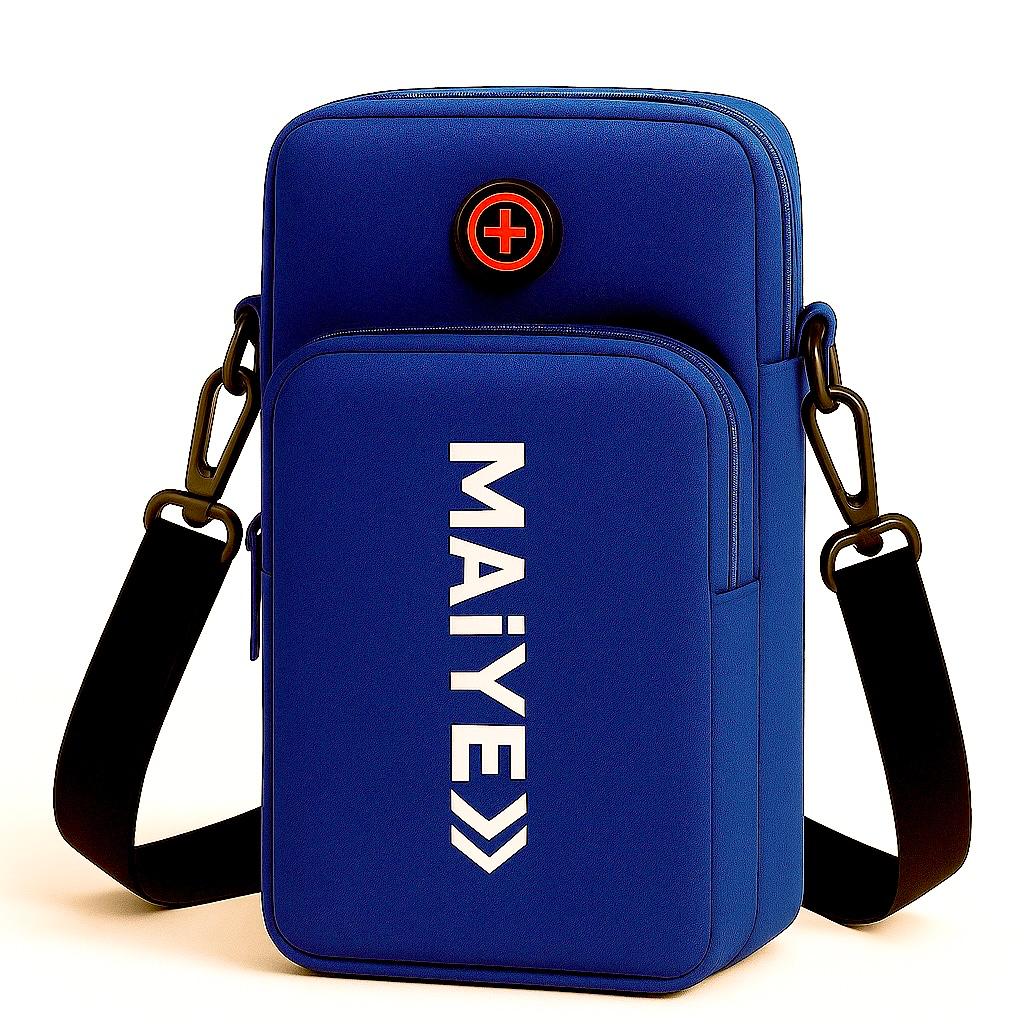 Balloon Nylon Mobile Phone Crossbody Bag – 3-Layer Wallet