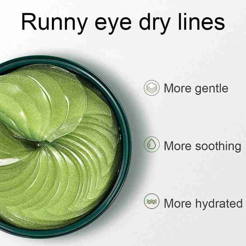 ZOZU Avocado Hydrogel Eye Mask 60 Patches for Dark Circles, Puffiness & Dry Eye Area