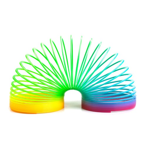 Magic Slinky Spring Toy – Stretchable & Bouncing Fidget Fun for Girls, Boys & Adults | Classic Stress Relief Toy - 1 Piece