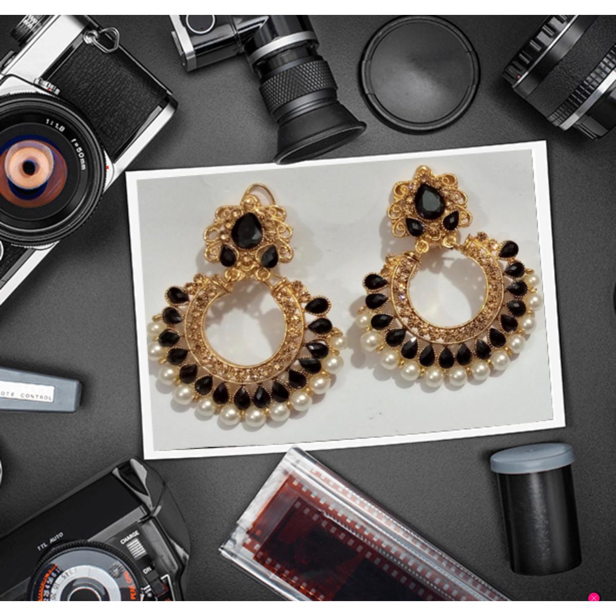Fancy Bali Earrings with pearls for Girls & Women