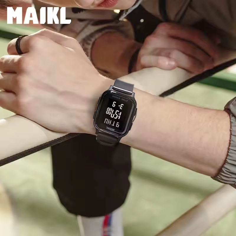 Digital LED Sports Watch for Men & Boys – Waterproof Stylish Casual Wrist Watch with Date & Alarm | Fashion Durable Trendy Digital Watch | Outdoor Electronic Sports Wrist Watch