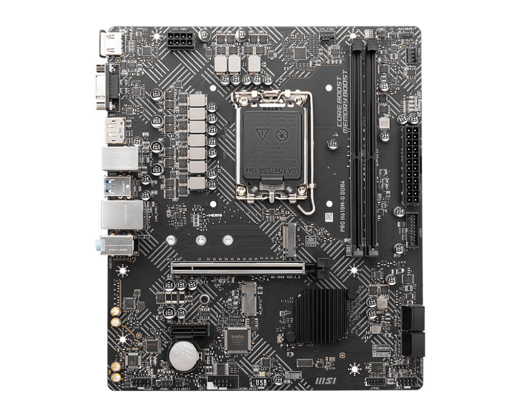 MSI PRO H610MG DDR4 MOTHERBOARD Daraz.pk